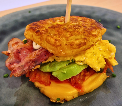 Frühstücksburger "Koreanisch"