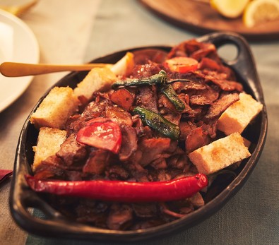 Iskender mit Kebab