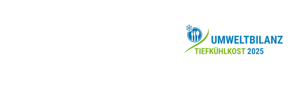 Logo Studie "Umweltbilanz Tiefkühlkost 2025"