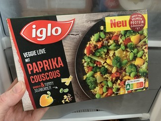 Tiefkühlkostprodukt mit Nutri-Score