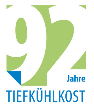 Logo 92 Jahre Tiefkühlkost - Tag der Tiefkühlkost